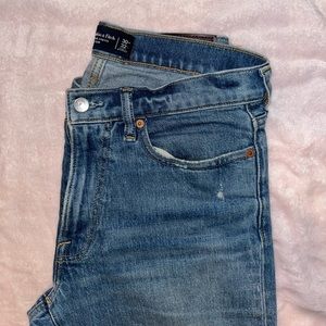 Abercrombie & Fitch Vintage Stretch 90s Slim Denim Jeans Medium Wash (30x32)
